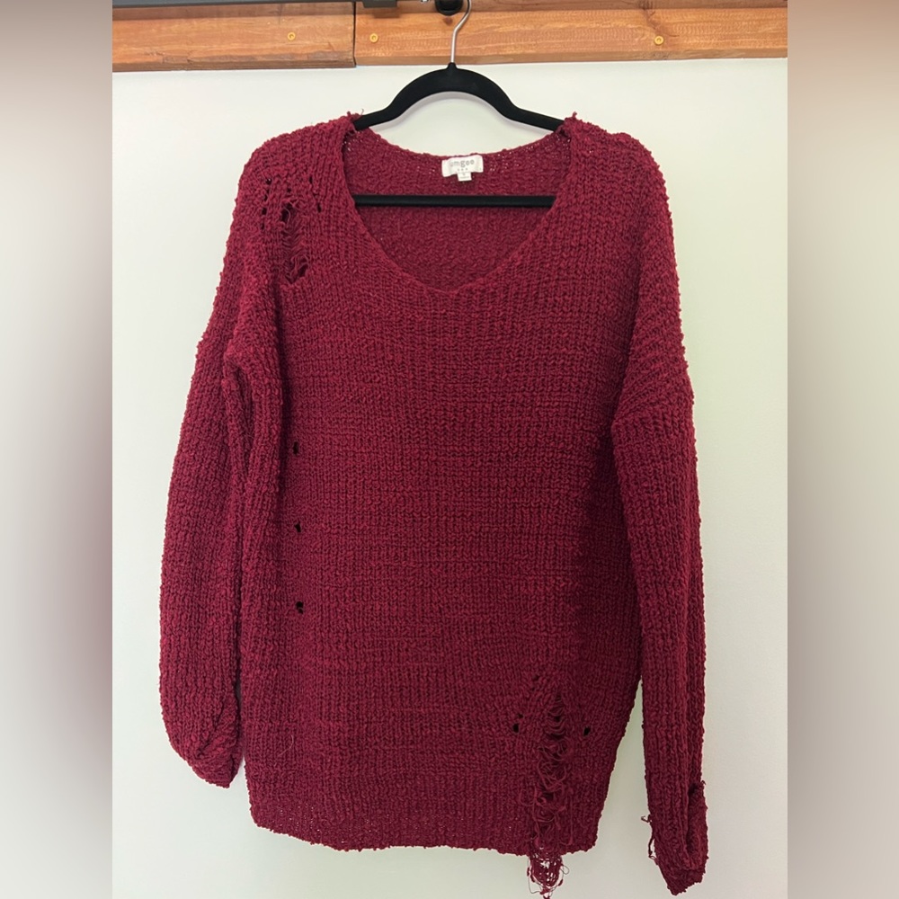 Oversized red sweater - Umgee size S